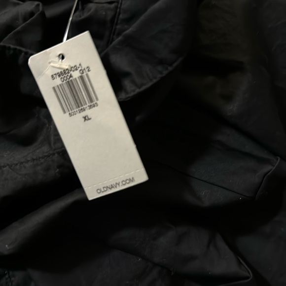 NWT! Old Navy Black Poplin Long Sleeve Mini Shirt Dress - Small 💜 - Picture 8 of 9